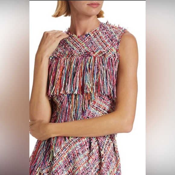 Jason Wu Tweed Fringe Dress - Size 0 - Picture 4 of 16